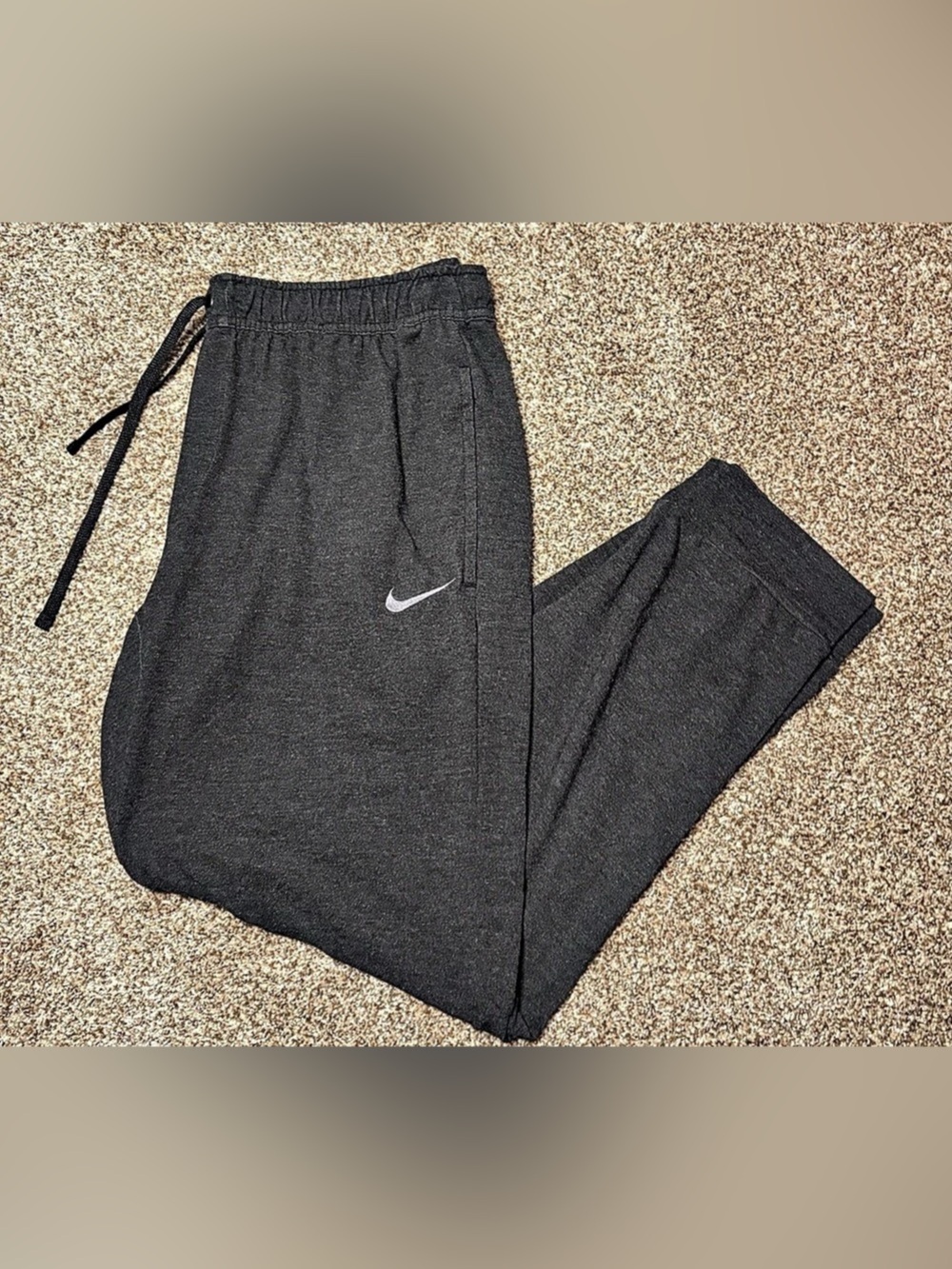 Nike Men's Dri-FIT training joggers pants dark gray Size 2XL